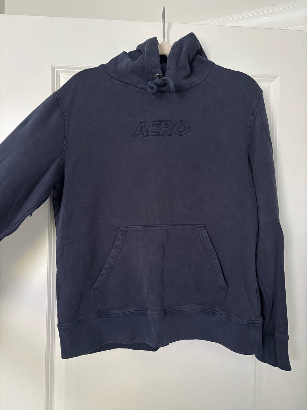 Aeropostale Navy Pullover Hoodie - Men's Sweatshirt